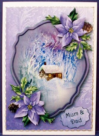 Snowy Cabin in the Woods - Mini Kit by Cheryl French