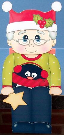 3D on the Shelf Card Kit - Christmas Jumper Old Man by Cheryl French