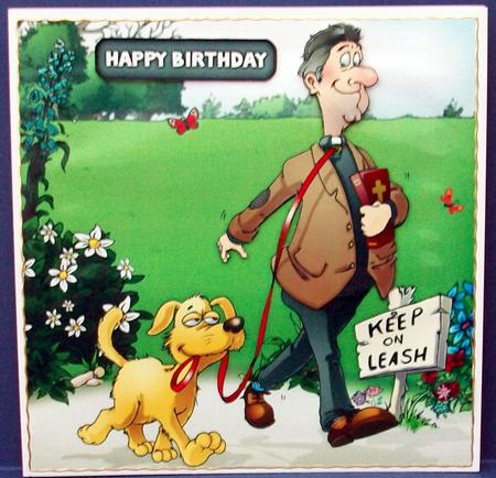 Dog Walking 8x8 Quick Card by Cheryl French