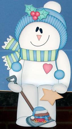 3D on the Shelf Card Kit - Christmas Snowman Rio by Cheryl French