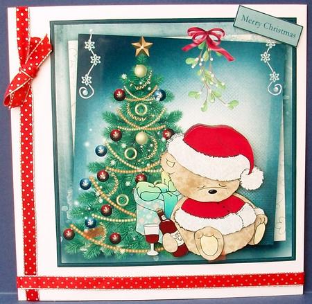 Boozy Bear Mini Kit and Decoupage by Cheryl French