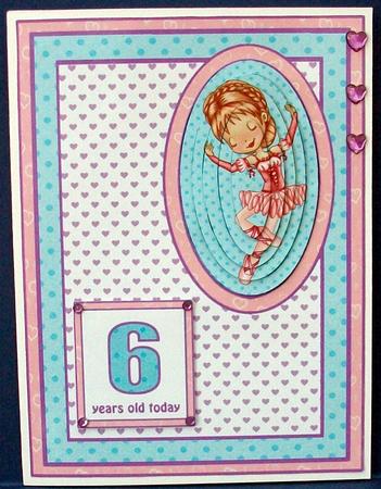 Little Dancer Ages Card by Cheryl French