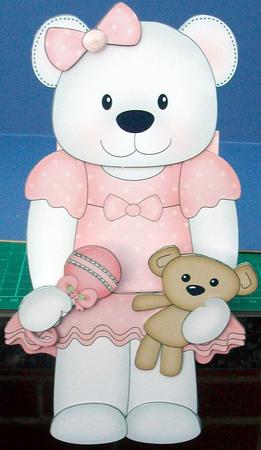 3D on the Shelf Card Kit - Belle Baby Bear by Cheryl French