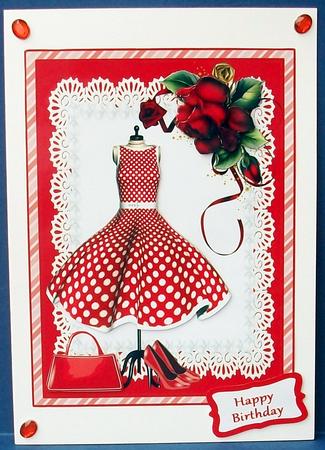 Gladrags and Handbags - Red and White Spots by Cheryl French