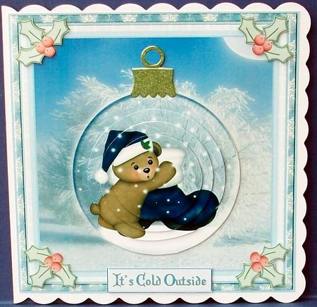 It's Cold Outside Christmas Topper by Cheryl French