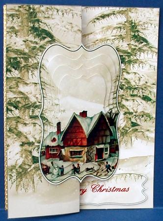 No Holes Fold Vintage Christmas Home Mini Kit by Cheryl French