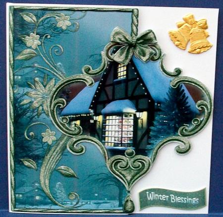 Mini Kit -over the Edge- Christmas Night Scene #2 by Cheryl French