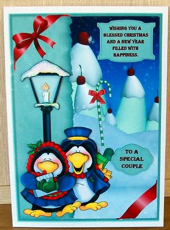 Special Penguin Couple by Cheryl French