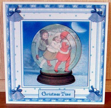 Season's Greeting's Topper by Cheryl French