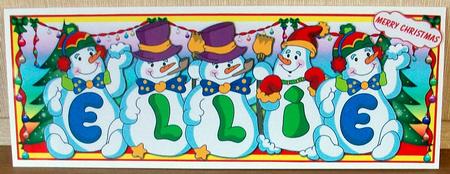 Snowmen Names Large Dl - Ellie by Cheryl French