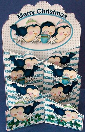 Cascade Card - Snowbirds by Cheryl French