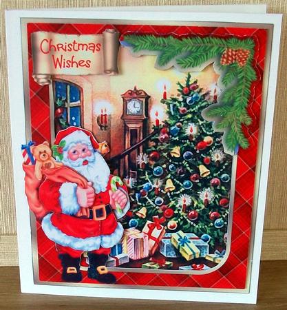 Christmas Surprise! - 3D Frame Single Sheet Kit by Cheryl French