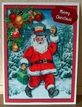 Santa's Off to Work  by Cheryl French