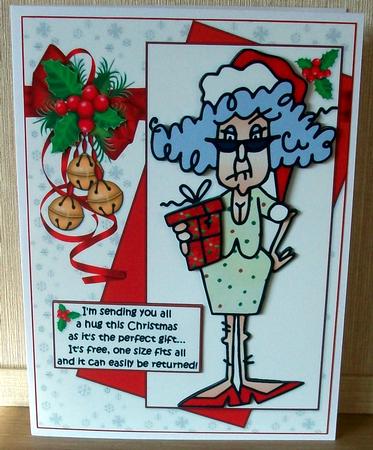 Stella is Sending Hugs for Christmas by Cheryl French