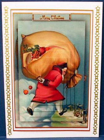 Vintage Santa by Cheryl French