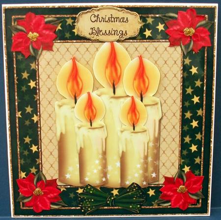 Beautiful Cream Candles 8x8 Mini Kit by Cheryl French