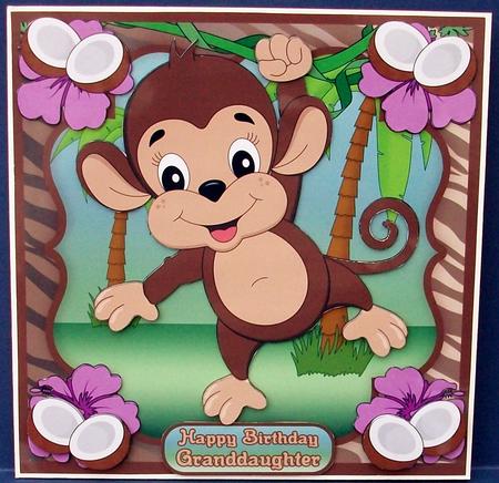 Monkey Business, Birthday Mini Kit by Cheryl French