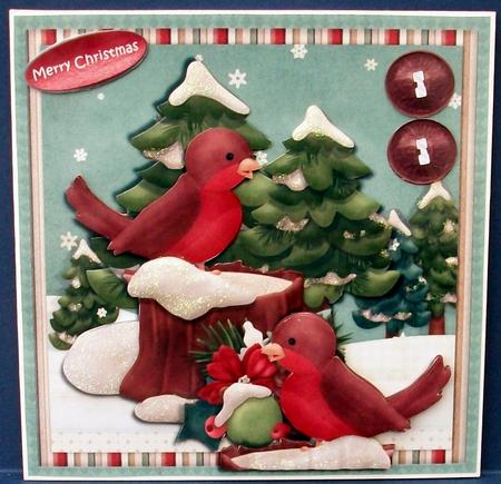 Christmas Birds Mini Kit by Cheryl French