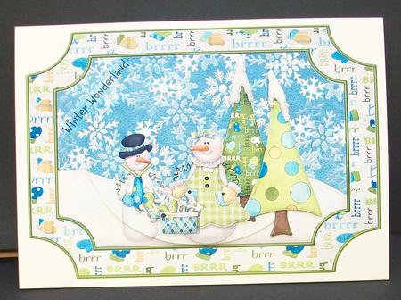 Winterwonderland Snowmen by Cheryl French