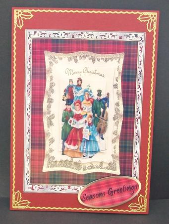 Church Carol Singers by Cheryl French