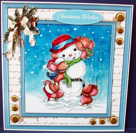 Mountingeering Mice , Pyramid  by Cheryl French