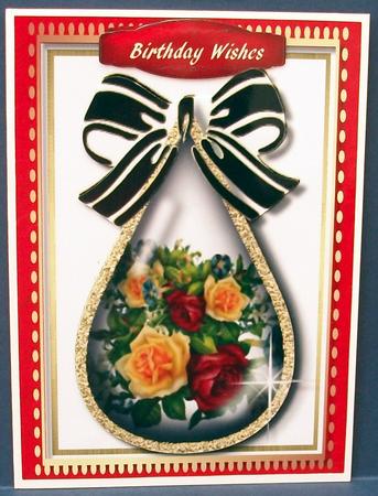 Beautiful Roses in a Pendant by Cheryl French