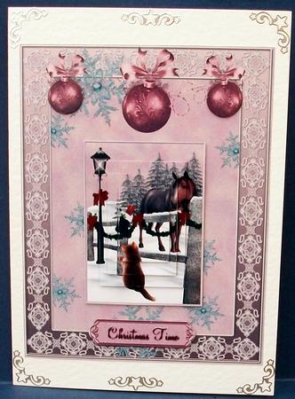 Christmas Scene Card by Cheryl French