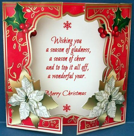 Fwg 'poinsettias & Holly' by Cheryl French