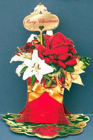 Everlasting Bouquet Easel - Christmas by Cheryl French