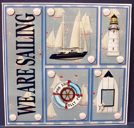 We Are Sailing 8'' Square Mini Kit by Cheryl French