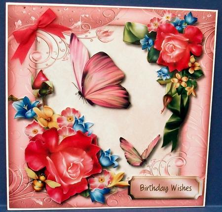 8x8 Mini Kit , Rosy Posy and Butterfly's  by Cheryl French