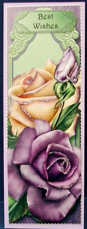 Heritage Roses Large Dl by Cheryl French