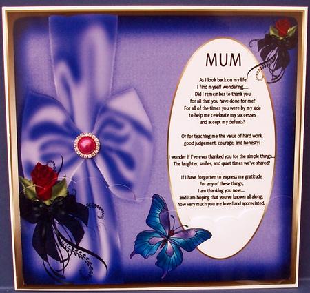 Mum Verse by Cheryl French