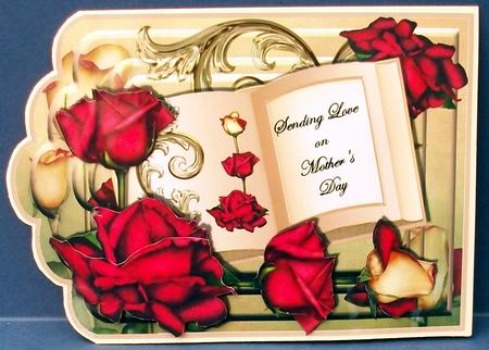 Tag Shaped Card with Book Topper by Cheryl French