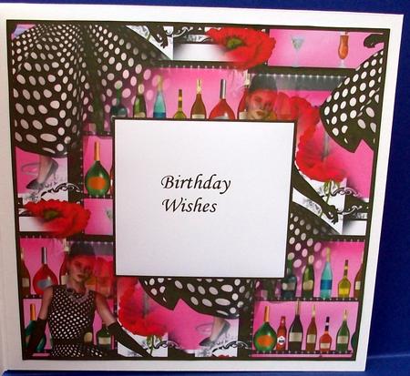 Poppies and Cocktails Insert by Cheryl French