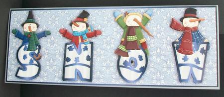 Snow Caps - Step by Step and Card Front by Cheryl French