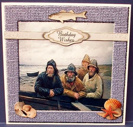 Old Salt Birthday Card Front by Cheryl French