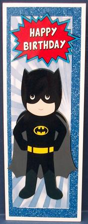 Batman in His Cape, Tall Dl by Cheryl French