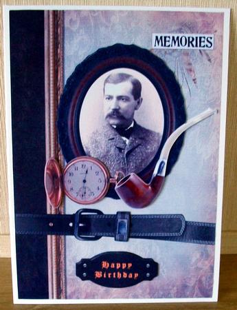 Bye Gone Gentlemen Card (6) by Cheryl French