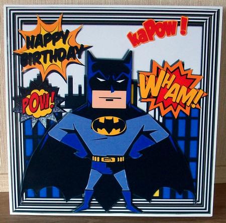Batman Here to Save the City 8x8 Mini Kit by Cheryl French