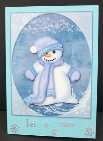 Melting Snowman Decoupage by Cheryl French