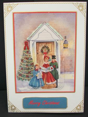 Silen Night the Carolers Sing by Cheryl French