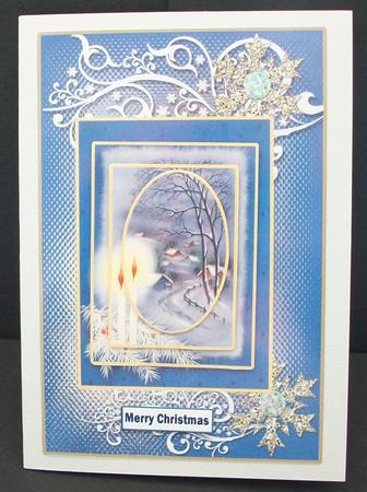 By the Candles at Christmas Merry Christmas by Cheryl French