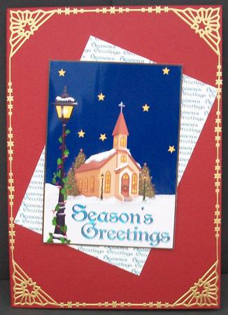Christmas Church by Cheryl French
