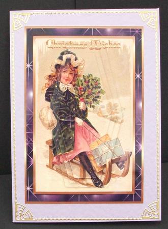 Sparkling Christmas Vintage Topper by Cheryl French