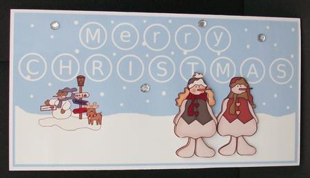 Flakey and Friends Extra Large Dl Card Design Sheet with Dec by Cheryl French
