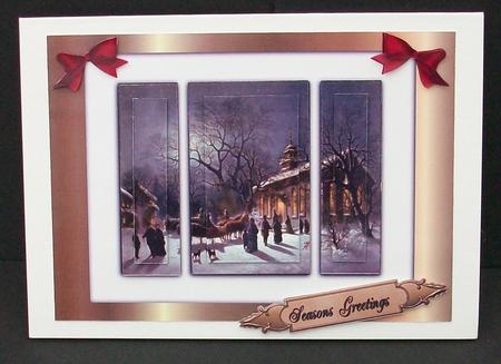 Christmas Scenery Panels by Cheryl French