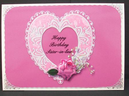 Hearts and Roses Sister-in-law by Cheryl French