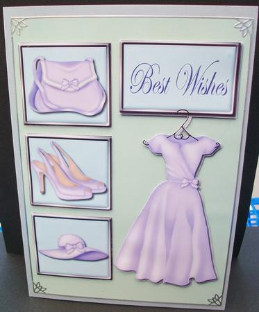 Handbags & Gladrags 2 Quick Card by Cheryl French