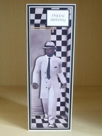 1920's Gangster Large Dl Card by Cheryl Louis